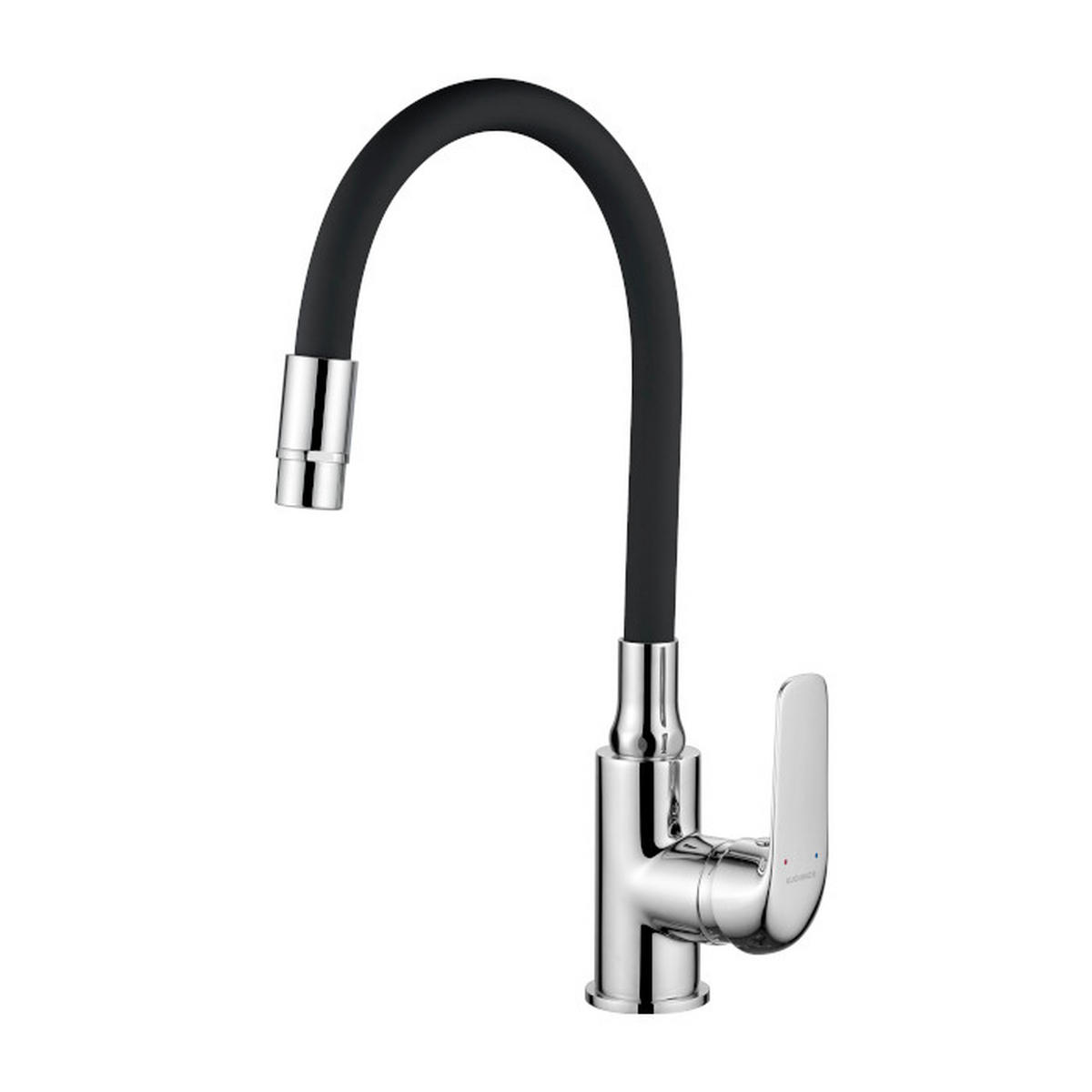 SPÜLEN-SET Barbados Schwarz, 3-teilig, Einzelbecken, mit Armatur, 44/65/21,5 cm - Schwarz, Stein (44/21.5/65cm) - bad land