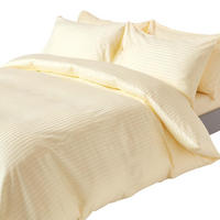 BETTWÄSCHE Damast Fadendichte 330 - Creme, Textil (260/220cm) - Homescapes