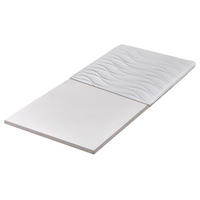 KALTSCHAUMTOPPER, abnehmbarer Bezug, Größe: 80x220 - Weiß, Textil (80/220cm) - Betten-ABC