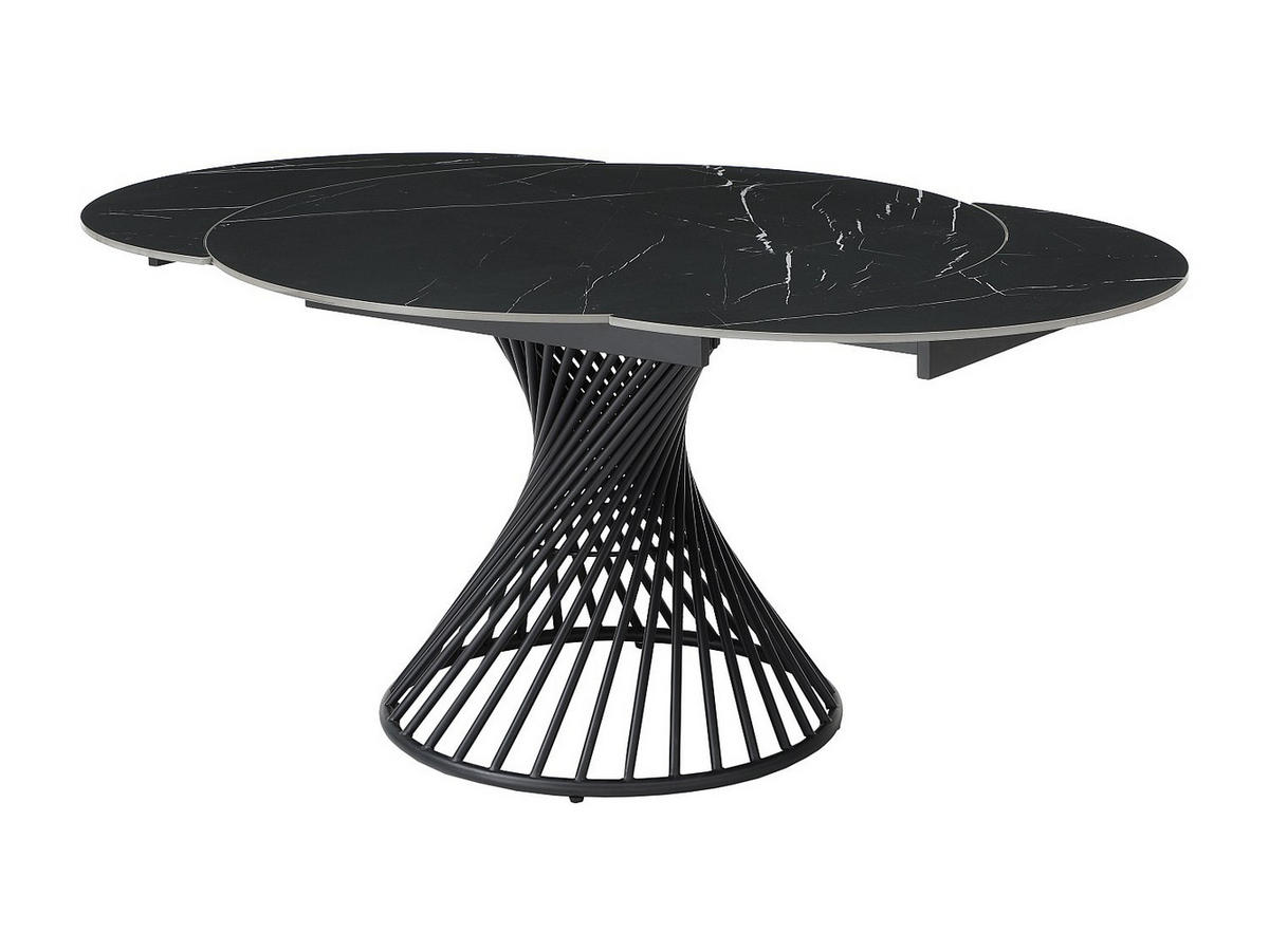 ESSTISCH - 4 Personen, 6 Personen, 8 Personen - Keramik - Schwarz - CASTINA - Schwarz, Keramik (120/150/76cm) - Vente-Unique