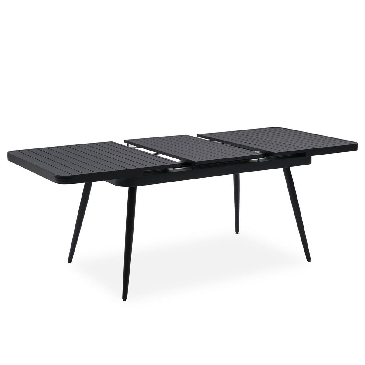 GARTENTISCH SUNNY - Schwarz, Metall (90/150/78cm) - IDIMEX