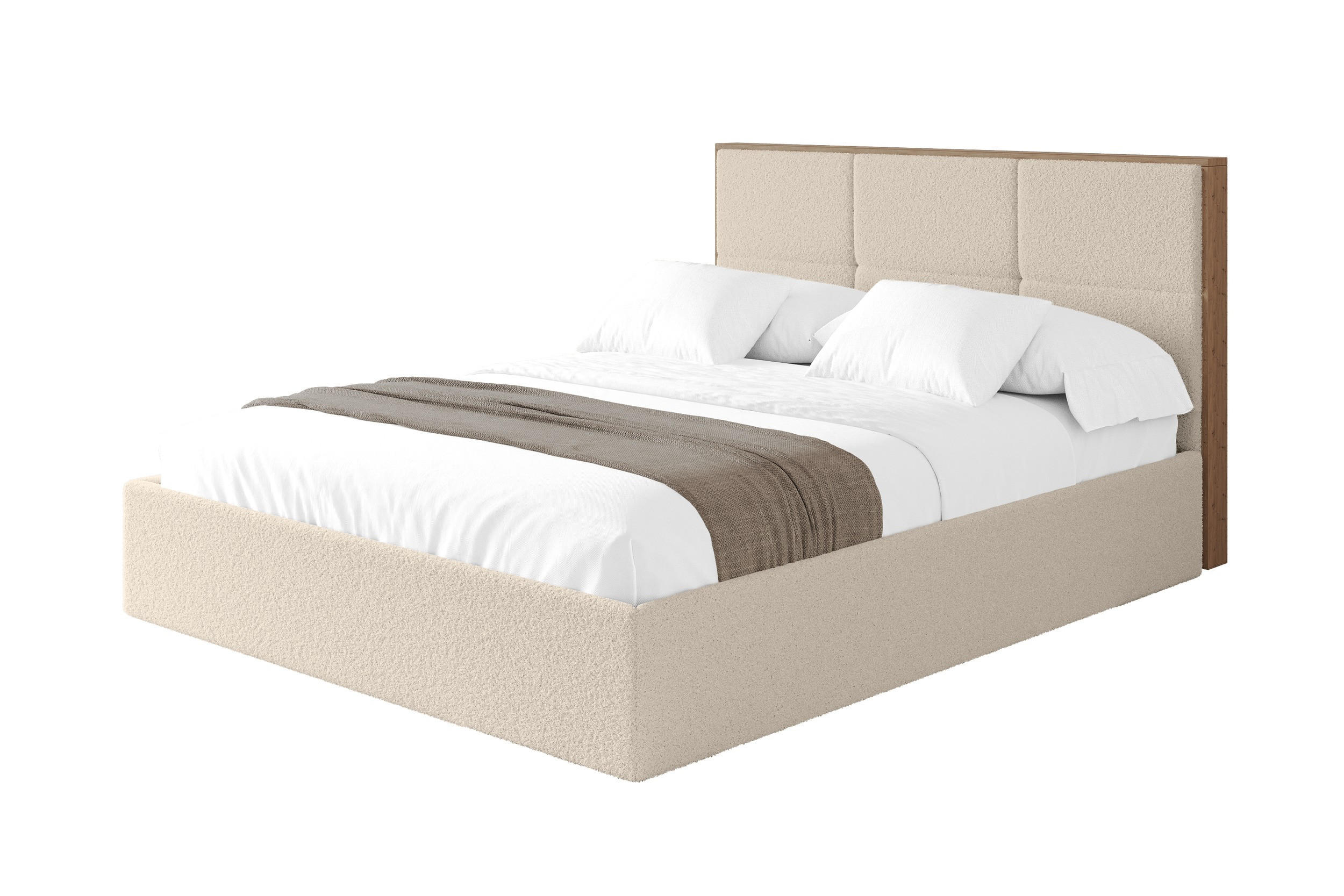 Altdecor Polsterbett Cappuccino 180x200 cm