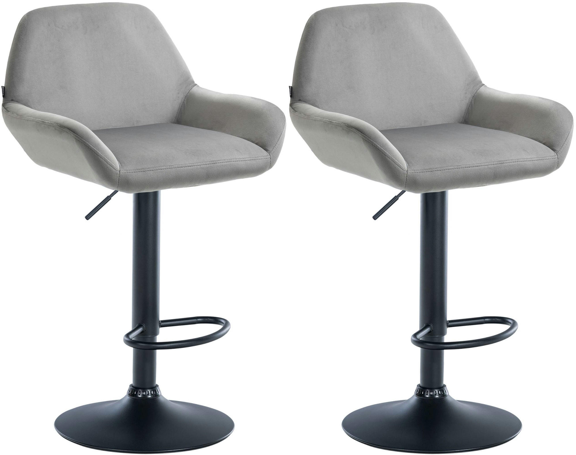 Deluke Barhocker Grau 51x89x52 cm