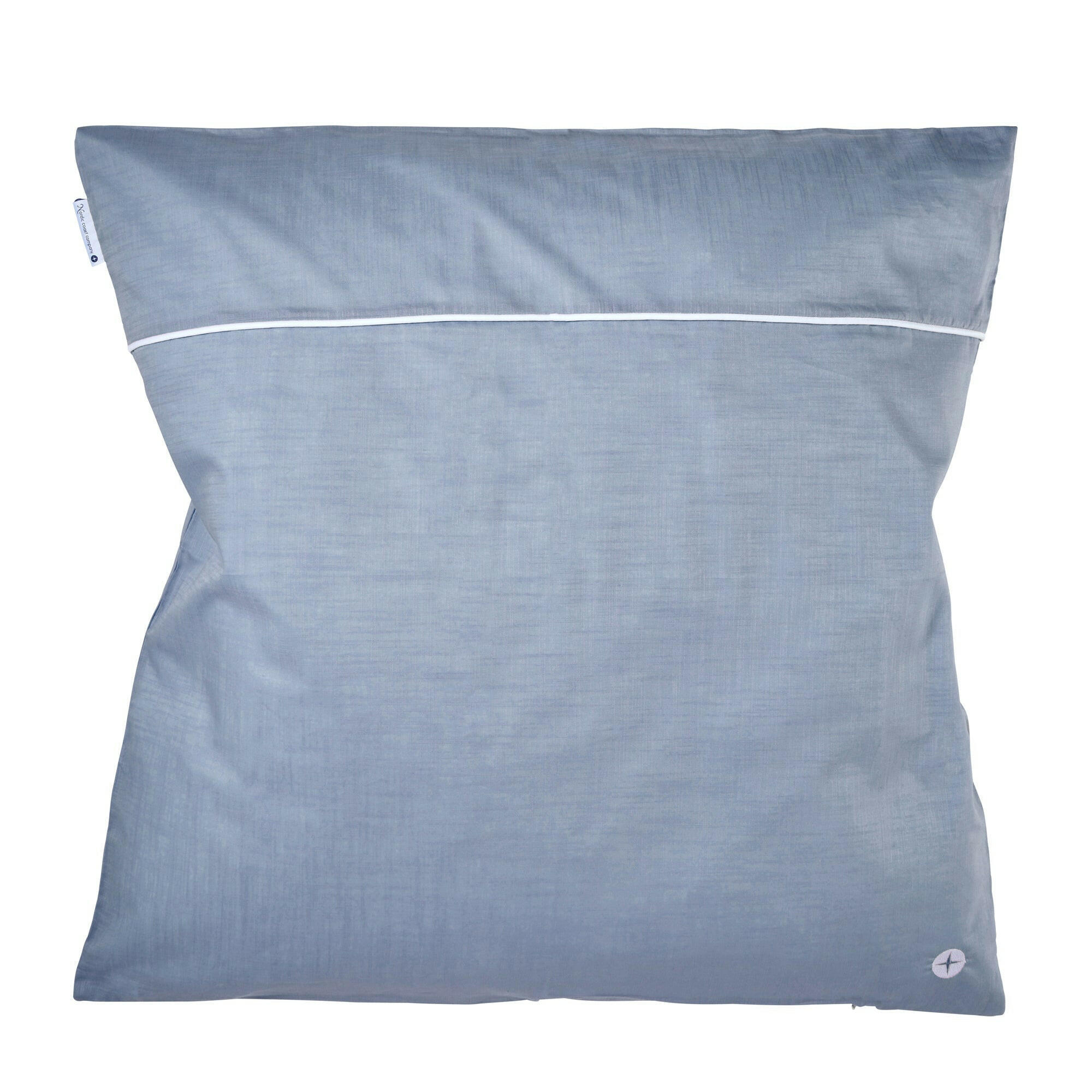 BABYBETTWÄSCHE Blau Grau - Blau, Textil (80/80cm) - nordic coast company