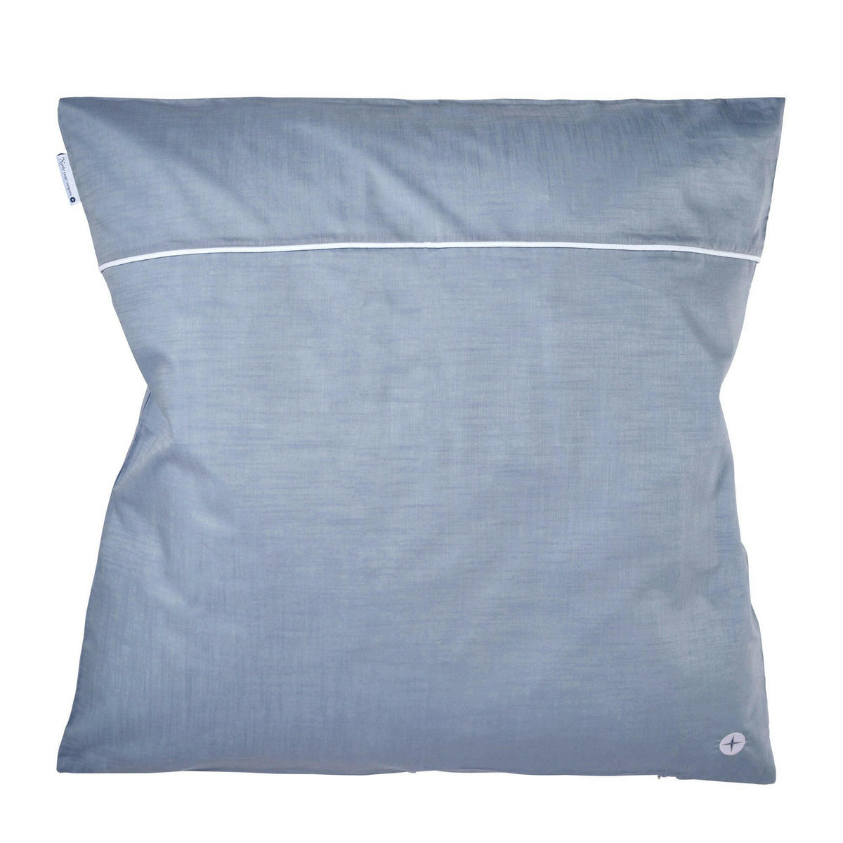 BABYBETTWÄSCHE Blau Grau - Blau, Textil (80/80cm) - nordic coast company