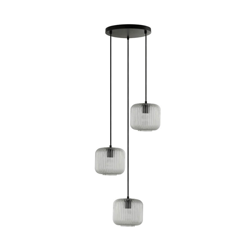 HÄNGELEUCHTE LILY - Transparent, Hängeleuchte - Transparent, Glas (30/30/149.7cm) - Home Deluxe