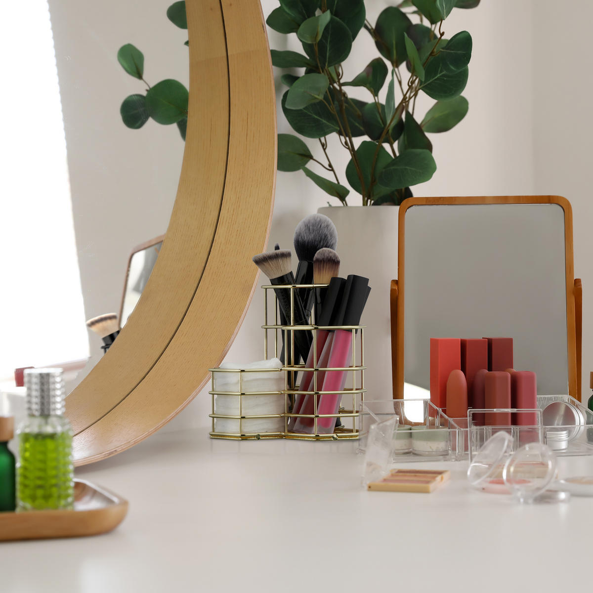 PINSELHALTER - Goldfarben, Metall (12/12.5/12.5cm) - Relaxdays