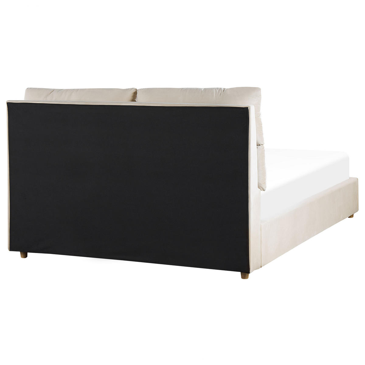 POLSTERBETT 140/200cm Helles Beige Batilly - Beige, Textil (140/200cm) - Beliani