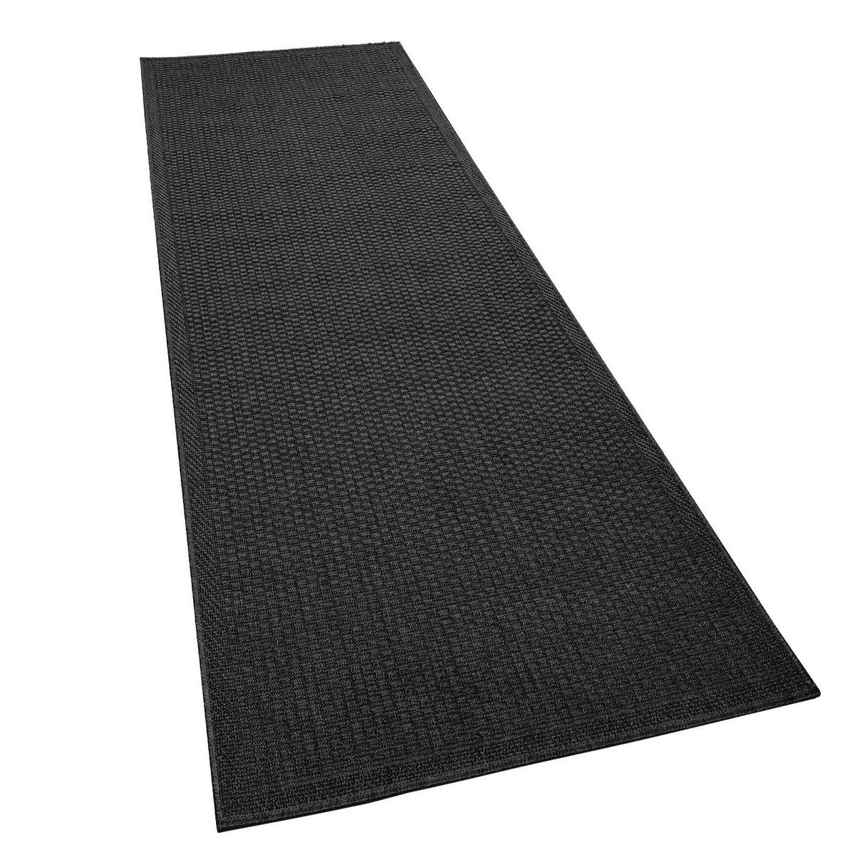 OUTDOORTEPPICH 60/100 cm Timber 125 - Schwarz, Textil (60/100cm) - Paco Home