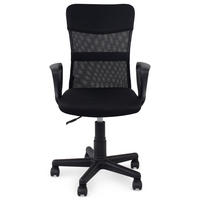 BÜRODREHSTUHL JOGO - Schwarz, Textil (55/99/50cm) - IDIMEX