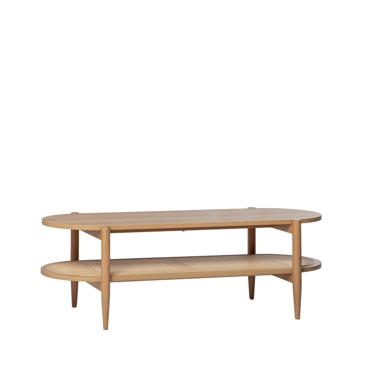 COUCHTISCH FESTER Natura Natürlich 120 cm x 40 cm - Naturfarben, Holzwerkstoff (50/120/40cm) - Klast Home