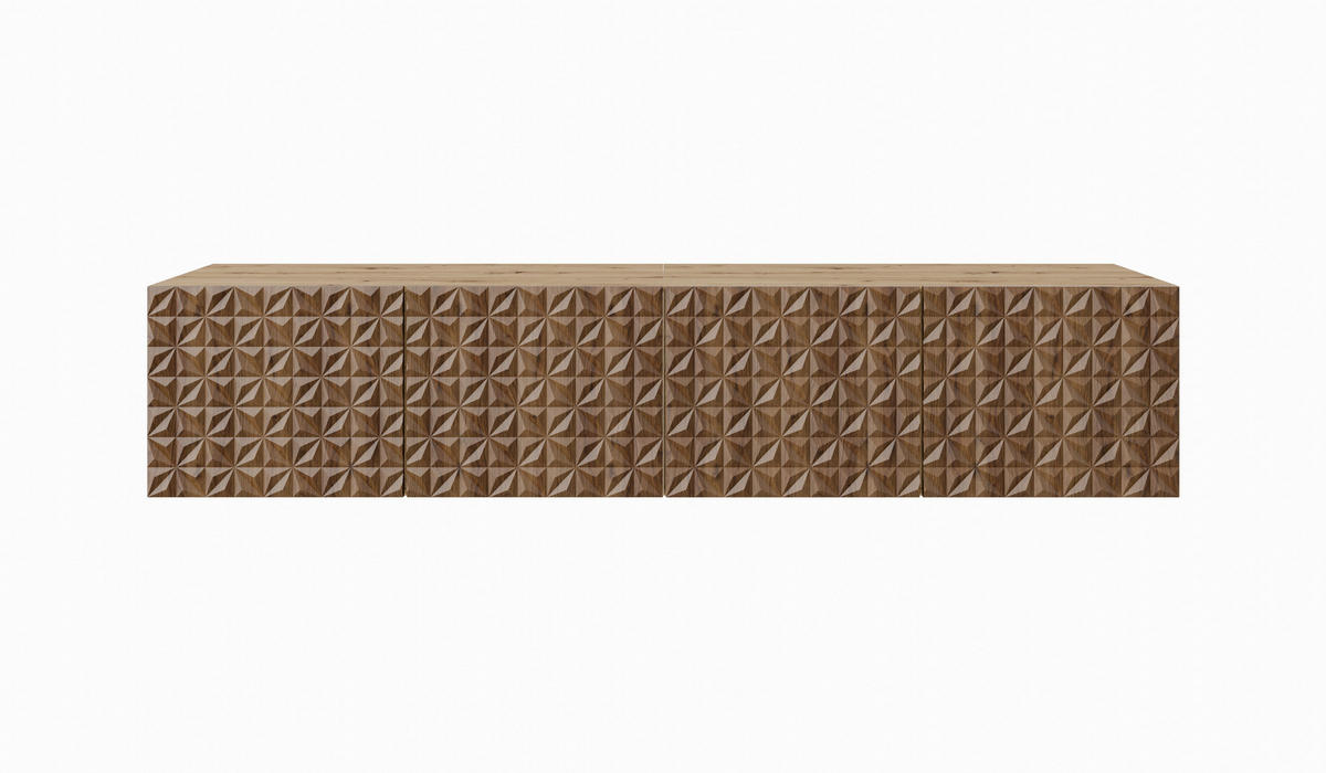TV-SCHRANK CALI - Wildeiche/Eiche Artisan, Holzwerkstoff (200/41/40cm) - Meblini
