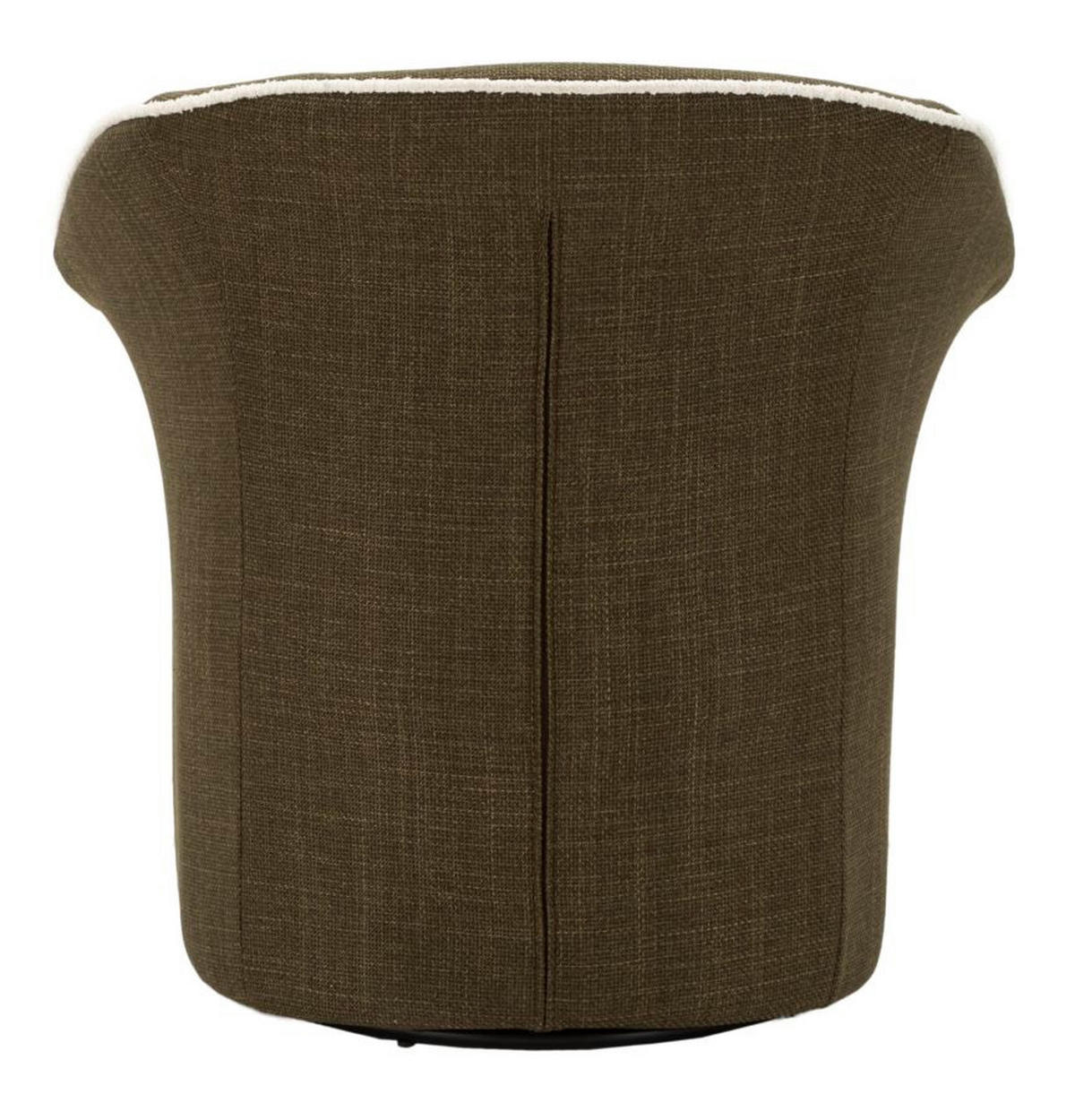 SESSEL Siena Swivel, grün, Polyester, Eisen und Sperrholz, 83,5 x 66 x 80 cm - Grün, Holzwerkstoff/Kunststoff (83.5/80/66cm) - Mauro Ferretti