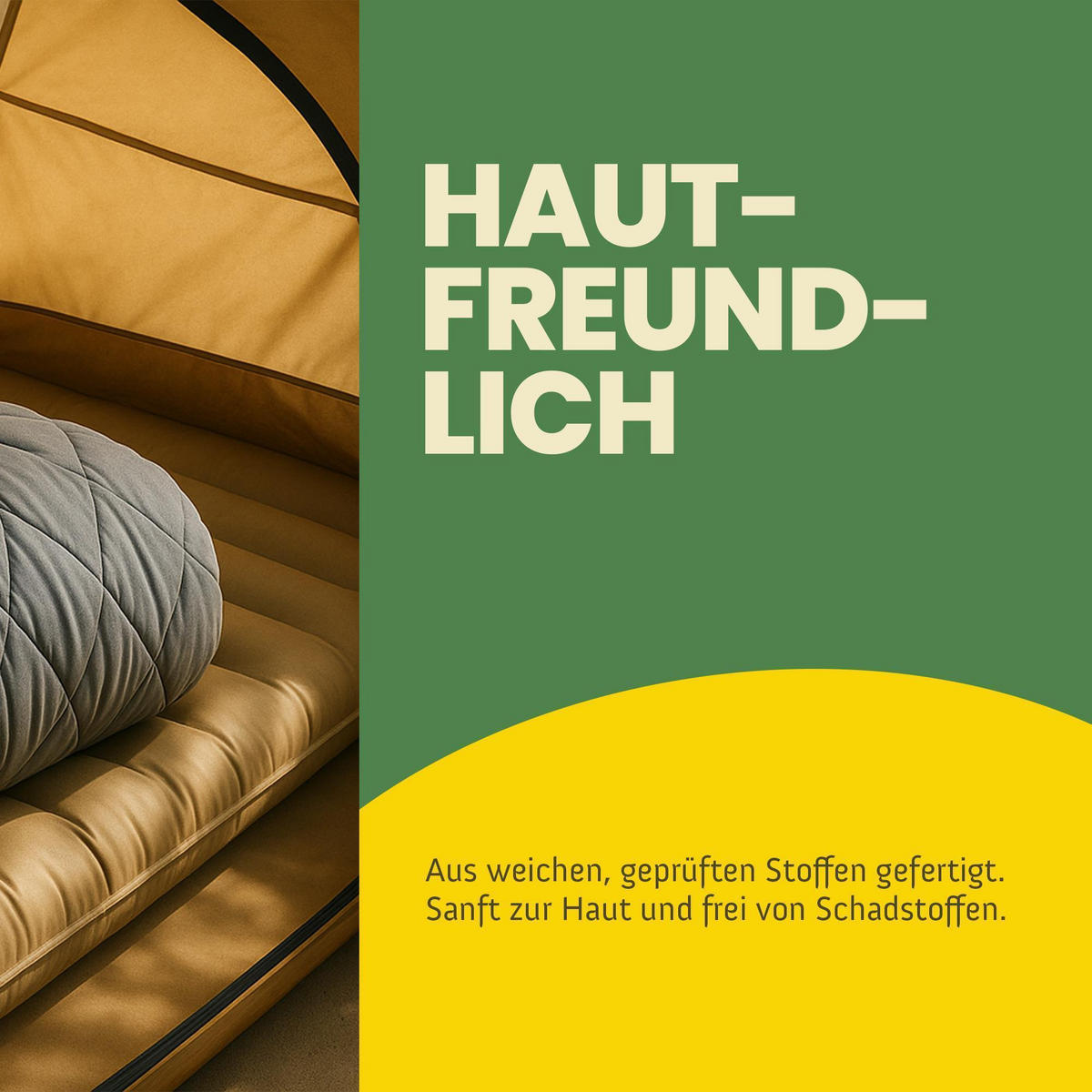 SOMMERBETT für Reisen 2-teilig 135x200/40x80 cm Anthrazit - Anthrazit, Textil (135/200cm) - Bestlivings