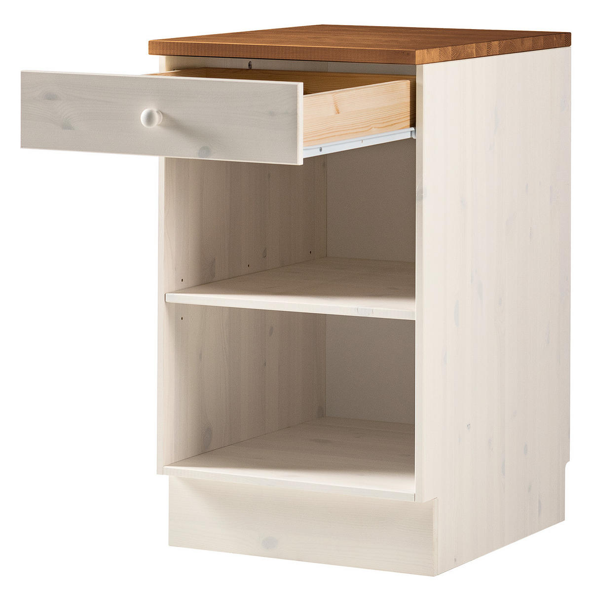 KÜCHENZEILE - Kiefer massiv - Kieferfarben, Holz (150/205/60cm) - home24