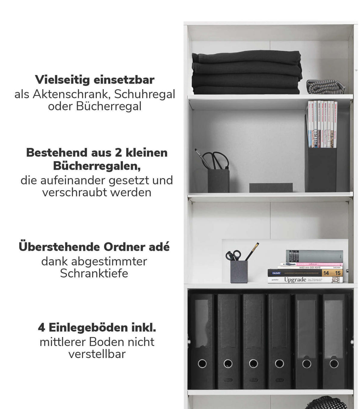 BÜCHERREGAL Der Bücherwurm - Sonoma Eiche, Holzwerkstoff (60/180/34.5cm) - Mokebo