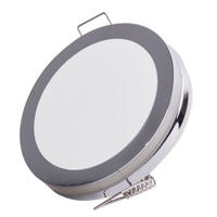 LED EINBAUSTRAHLER Weiß Chrom - Weiß, Metall (8.5/8.5/1.5cm)