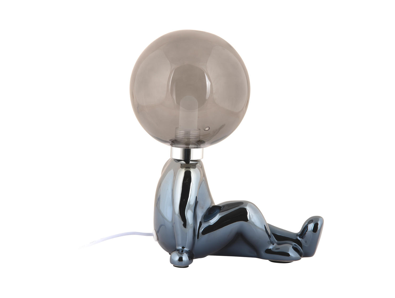 TISCHLAMPE Ross 16.5/12/22.5 cm - Schwarz, Keramik (16.5/12/22.5cm) - Leitmotiv