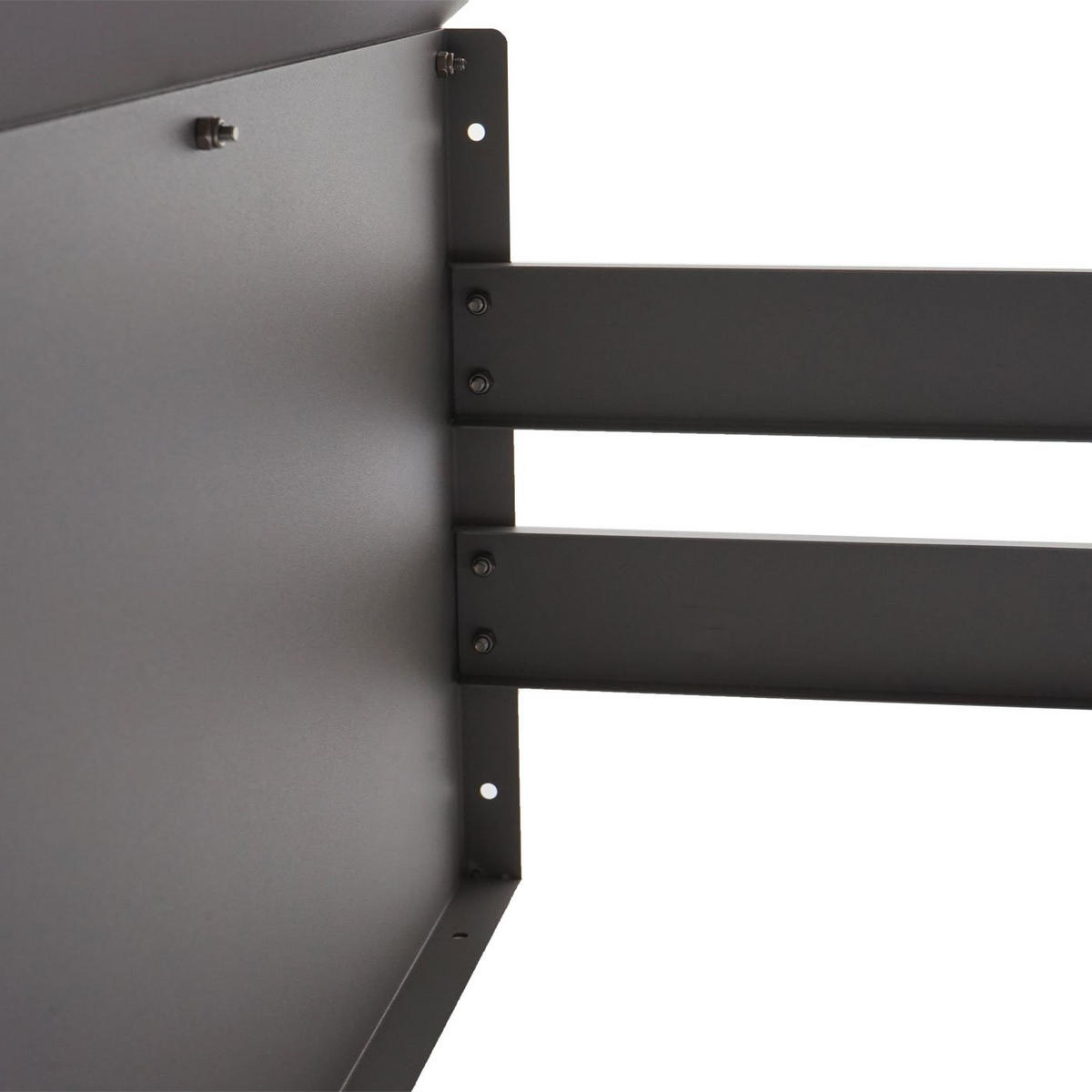 MÄHROBOTER-GARAGE 41x60x70cm Metall Grau - Grau, Metall (60/41/70cm) - PROREGAL