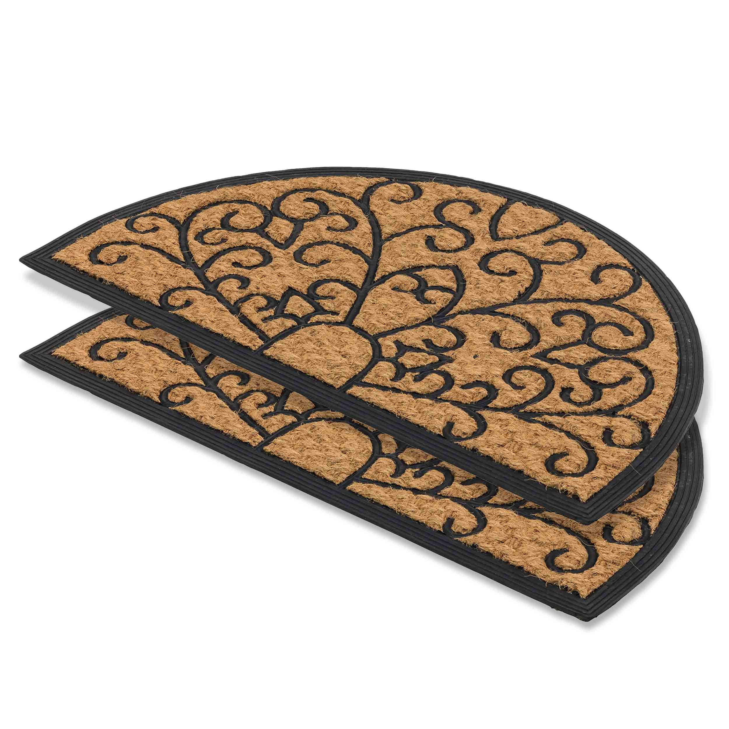 FUSSMATTE FÜR INNEN UND AUßEN COCO DELUXE LIGHT HR 2ER SET - Naturfarben, Textil (45/75cm) - Astra