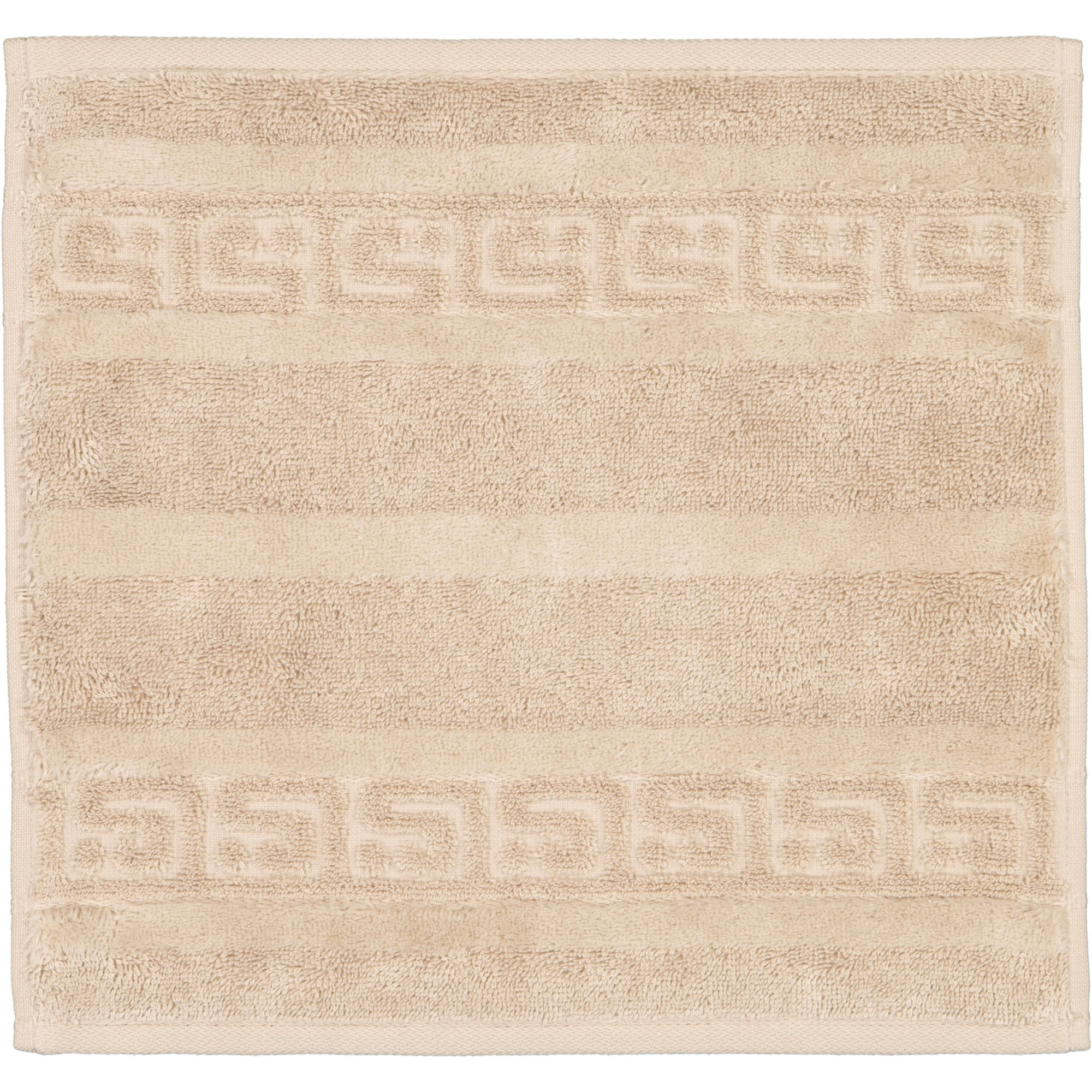 HANDTÜCHER NOBLESSE UNI 1001 SAND - 375 - Beige, Textil (30/30cm) - Cawoe