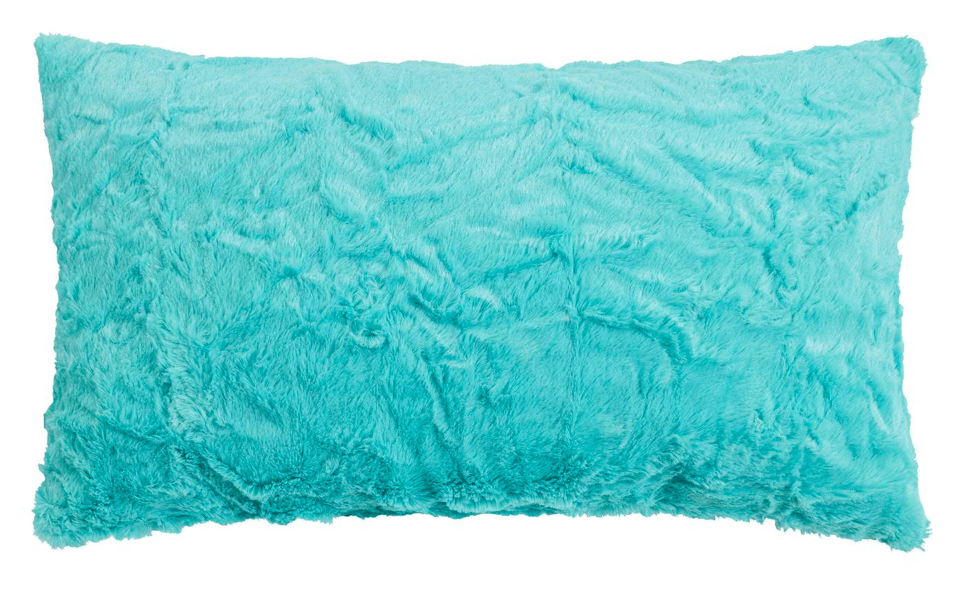 DEKOKISSEN Crazy Pudel - Türkis, Textil (50/30/8cm) - Magma Heimtexx