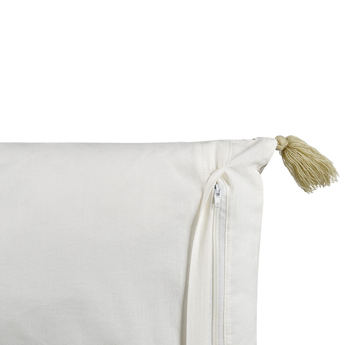 DEKOKISSEN Bunt 45/45 cm Setosa - Multicolor, Naturmaterialen/Textil (45/45cm) - Beliani