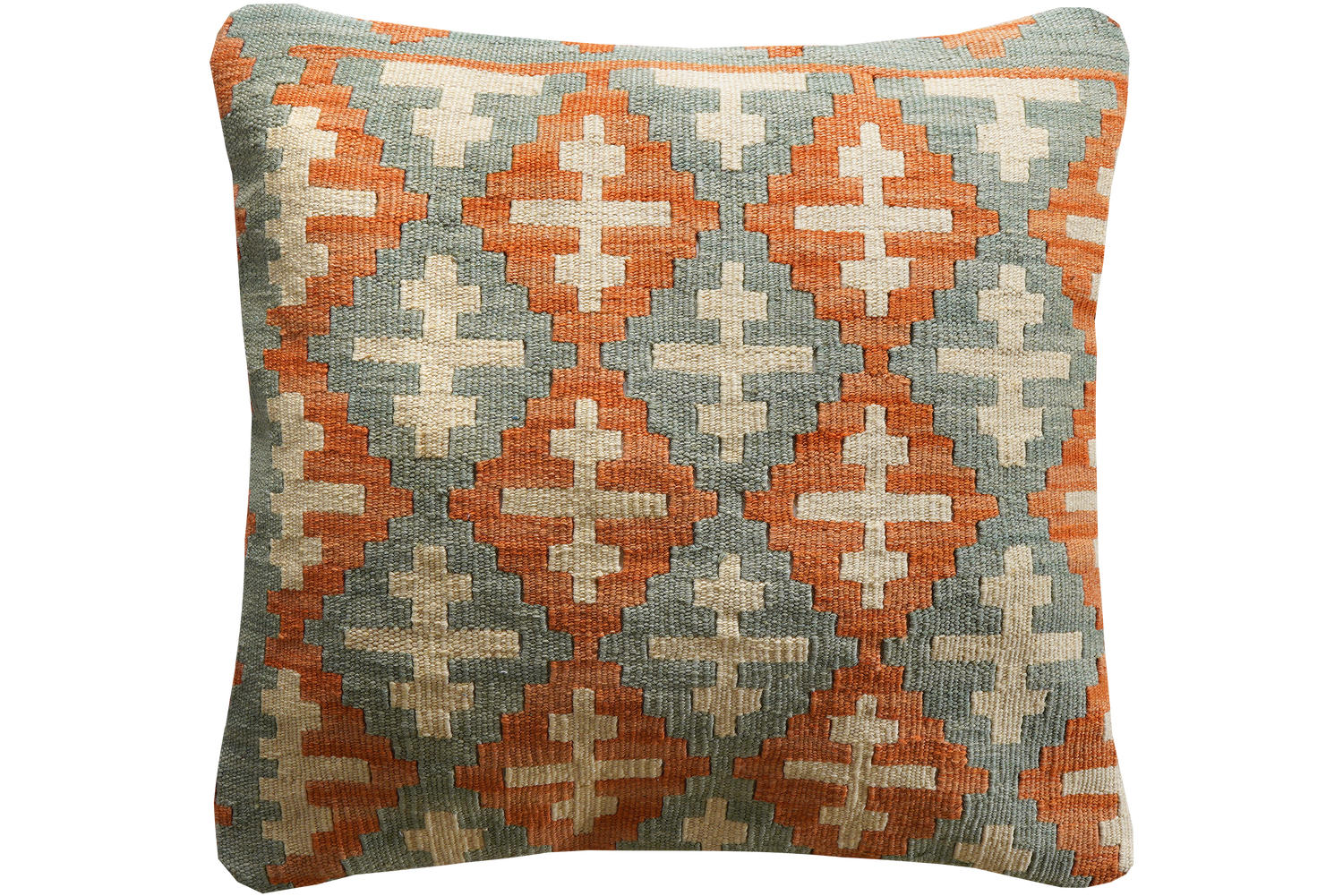 KELIM-KISSEN Mehrfarbig 65/65 cm Schurwolle - Multicolor, Textil (65/65cm) - Looma