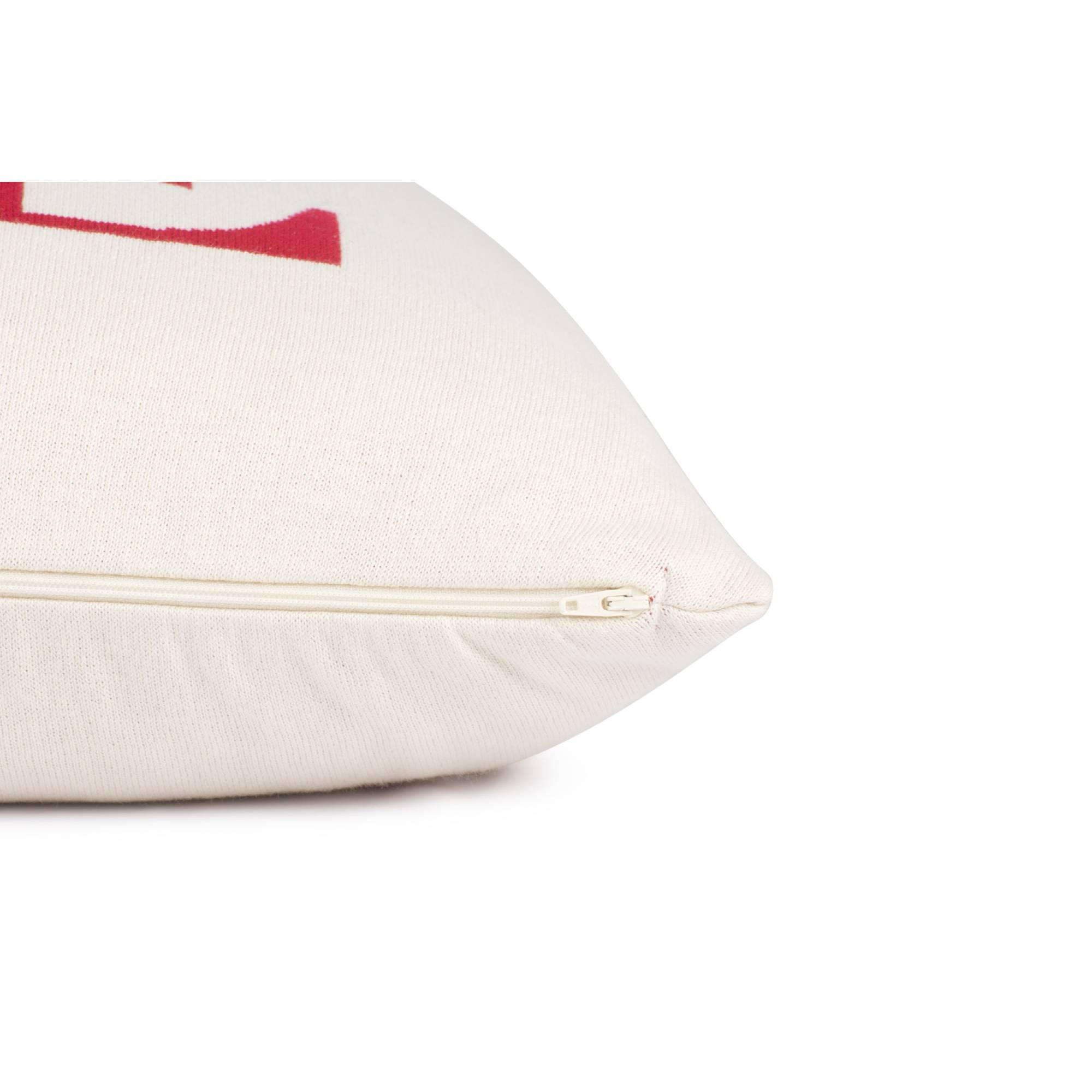 ZIERKISSENHÜLLE Xmas Home rot 45x45cm - Rot, Textil (45/45cm) - Tom Tailor