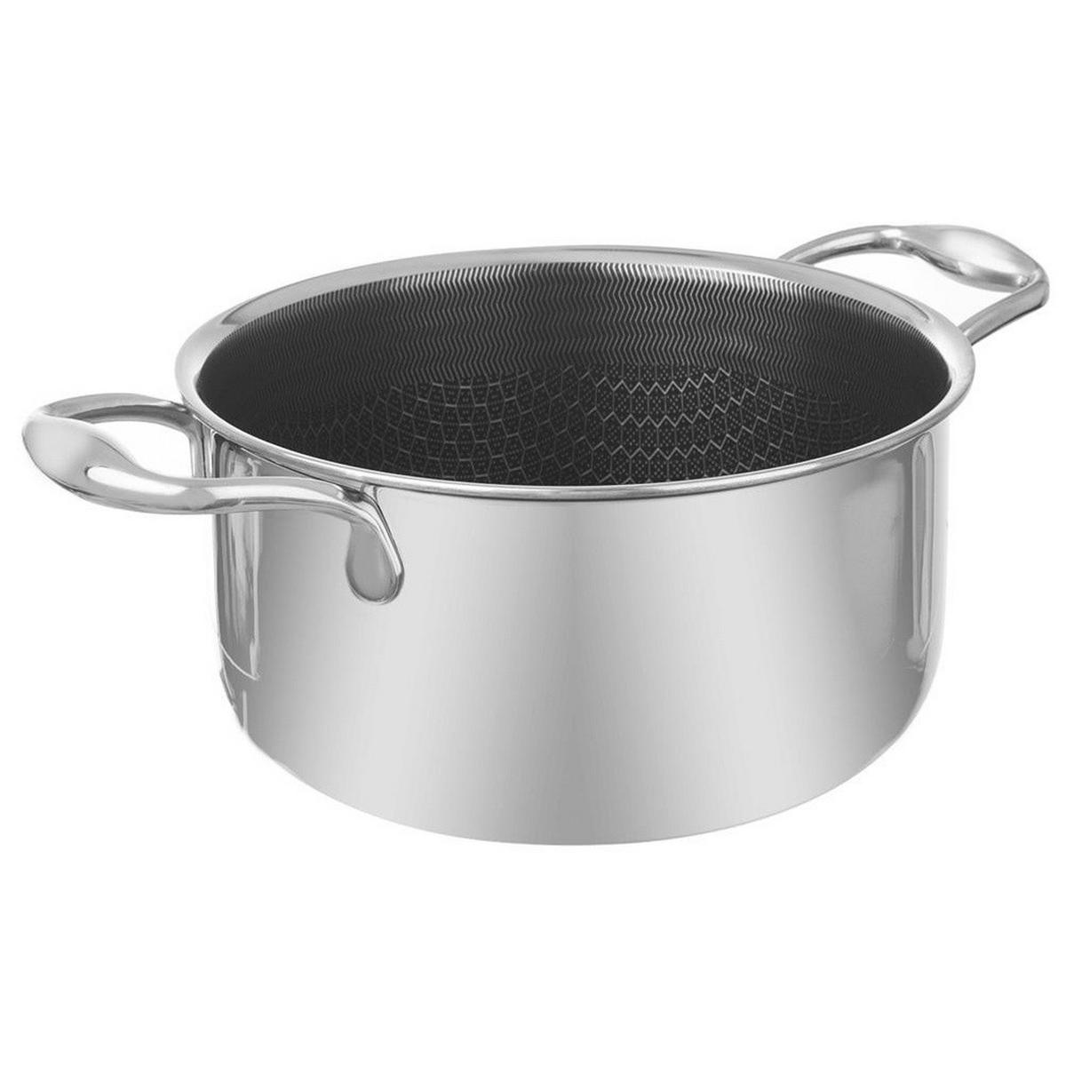 HYBRIDTOPF Cookcell mit Antihaftbeschichtung silber - Silberfarben, Metall (4.8cm) - Orion 