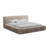POLSTERBETT mit Bettkasten und Lattenrost 178x238 Beige - Beige/Schwarz, Kunststoff/Textil (140/200cm) - Makamii