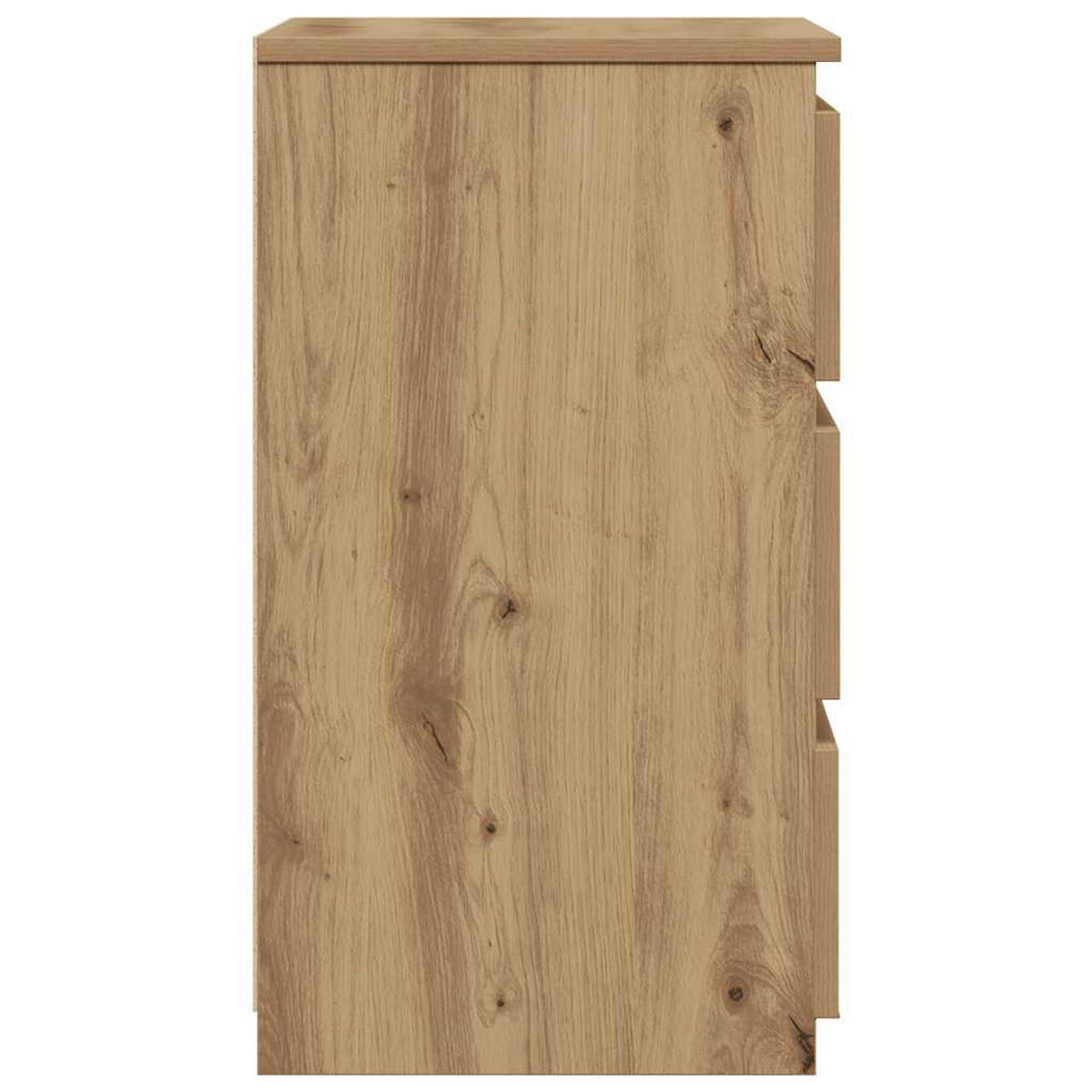 NACHTTISCH Artisan-Eiche 40/35/62,5 Cm Holzwerkstoff - Braun, Holzwerkstoff (35/62.5/40cm) - vidaXL