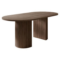 ESSTISCH Wotkon - Nussbaumfarben, Holzwerkstoff (90/185/75cm) - MIRJAN24