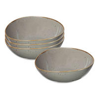 SERVIERSCHALEN Taste taupe 950 ml 4er Set - Taupe, Keramik (16.5/8/20.5cm) - Ritzenhoff Breker