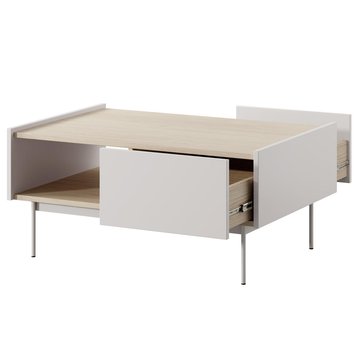 COUCHTISCH COLORE 97/45/65 cm Kaschmir - Kaschmir, Holzwerkstoff (65/97/45cm) - MASSENO