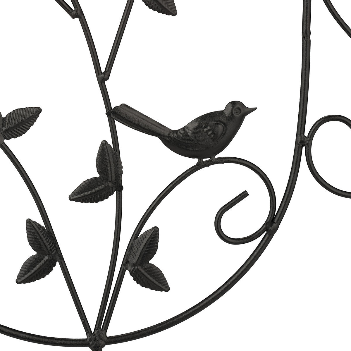 RANKGITTER - Schwarz, Metall (34.5/122/11cm) - Relaxdays
