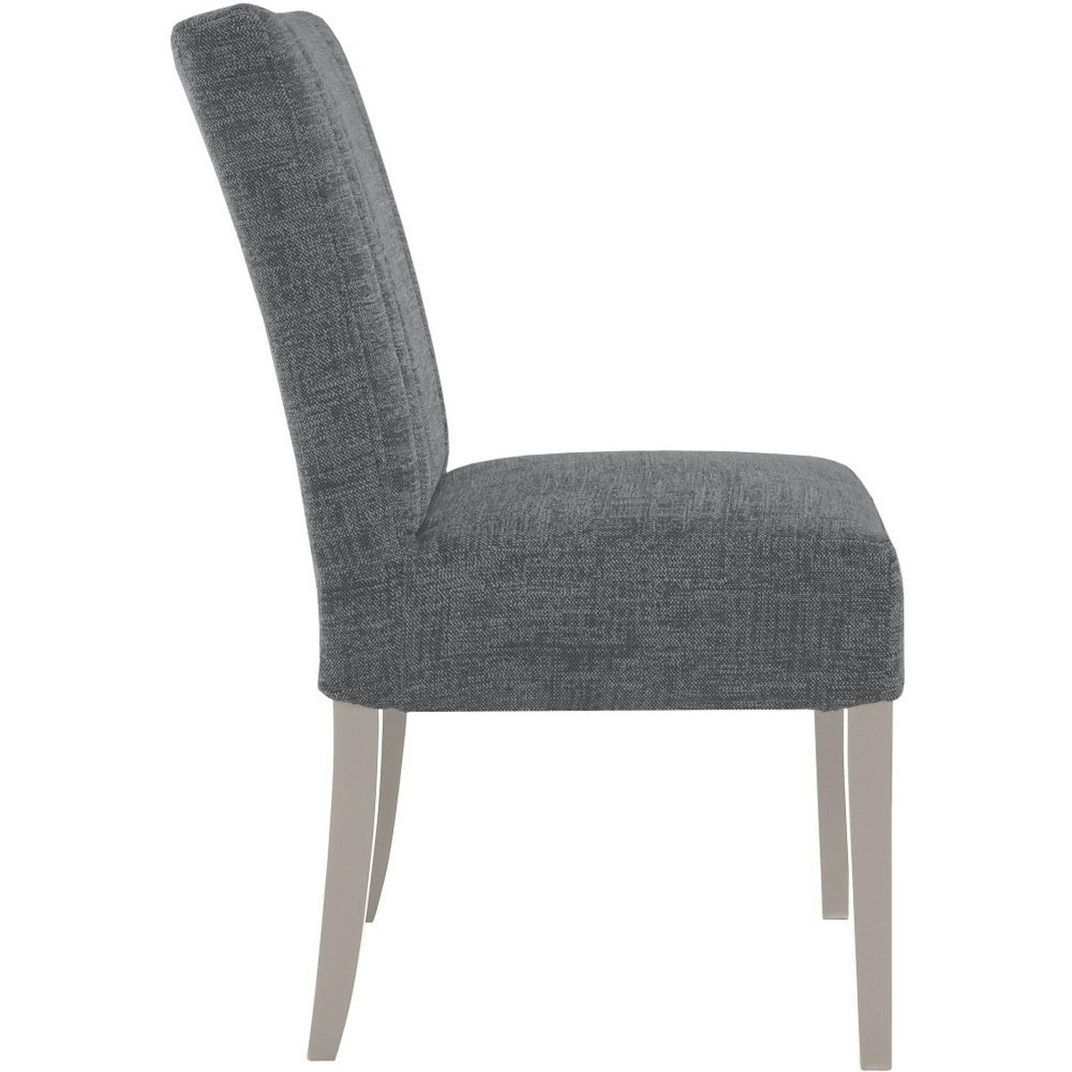 STUHL FREYA mit kaschmirfarbenen Holzbeinen, Polsterstuhl, Dunkelgrau - Kaschmir/Dunkelgrau, Holz (47/94/42cm) - Beautysofa