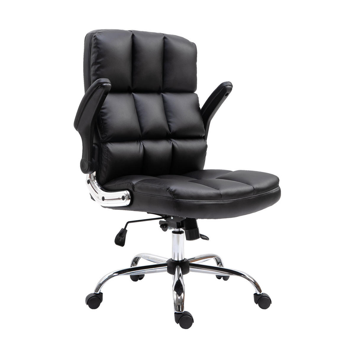 BÜROSTUHL Schwarz - Schwarz, Textil (73/120/72cm) - MCW