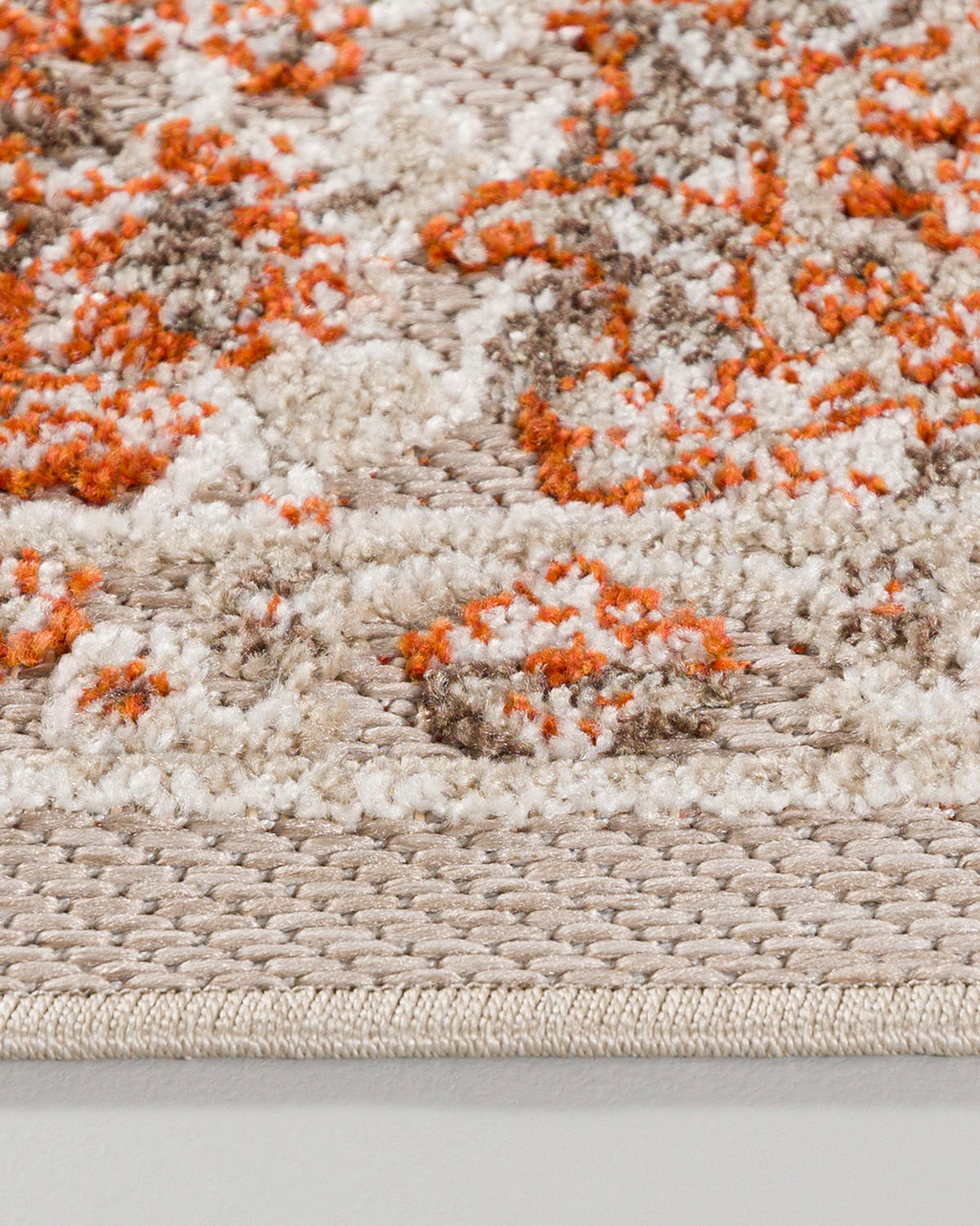 KOBEREC béžový krémový orientálny - 120 x 170 cm - krémová/béžová, textil (120/170cm) - Mazovia