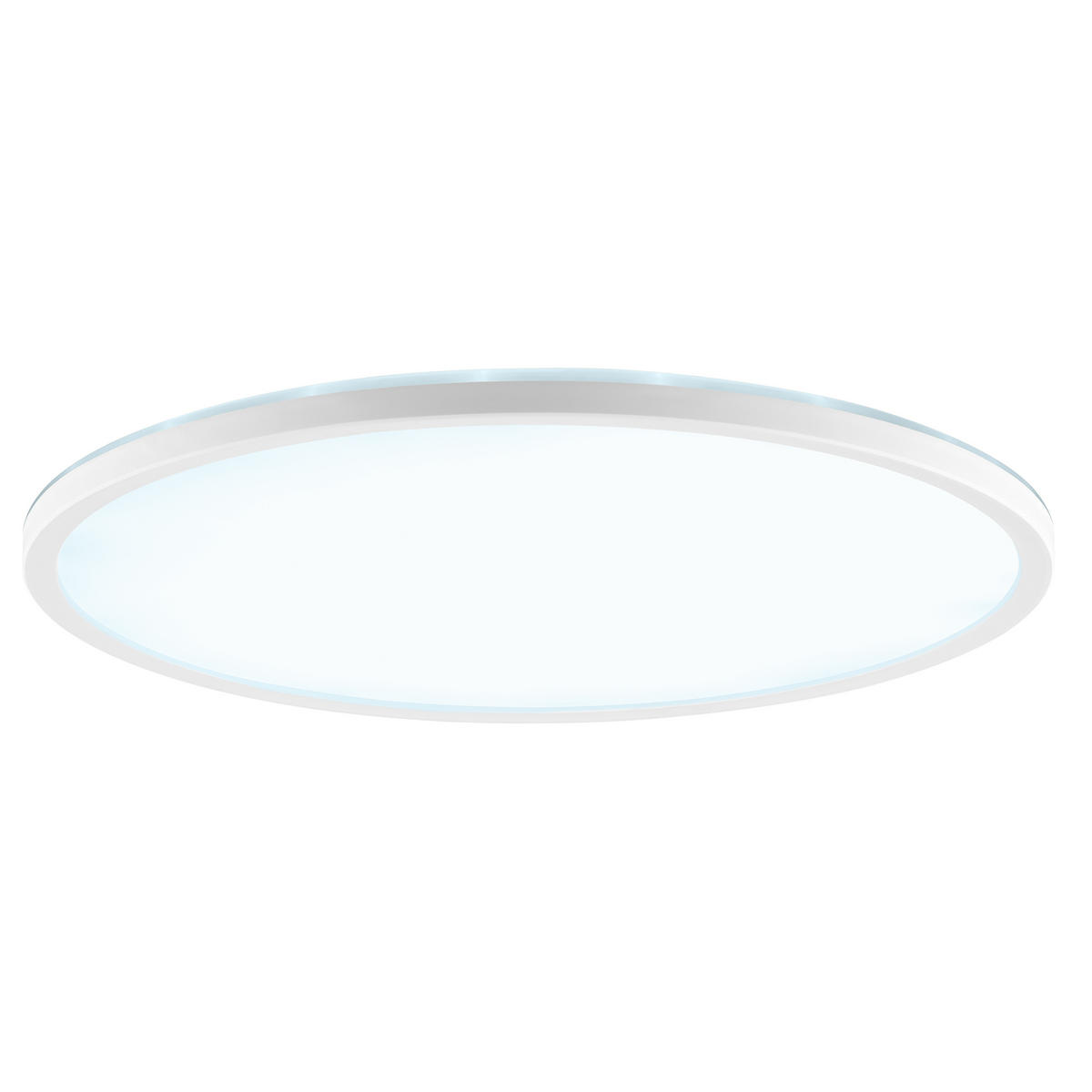 LED DECKENLEUCHTE Samora Weiß 42/42/2,6 cm - Weiß, Kunststoff (42/42/2.6cm) - Brilliant