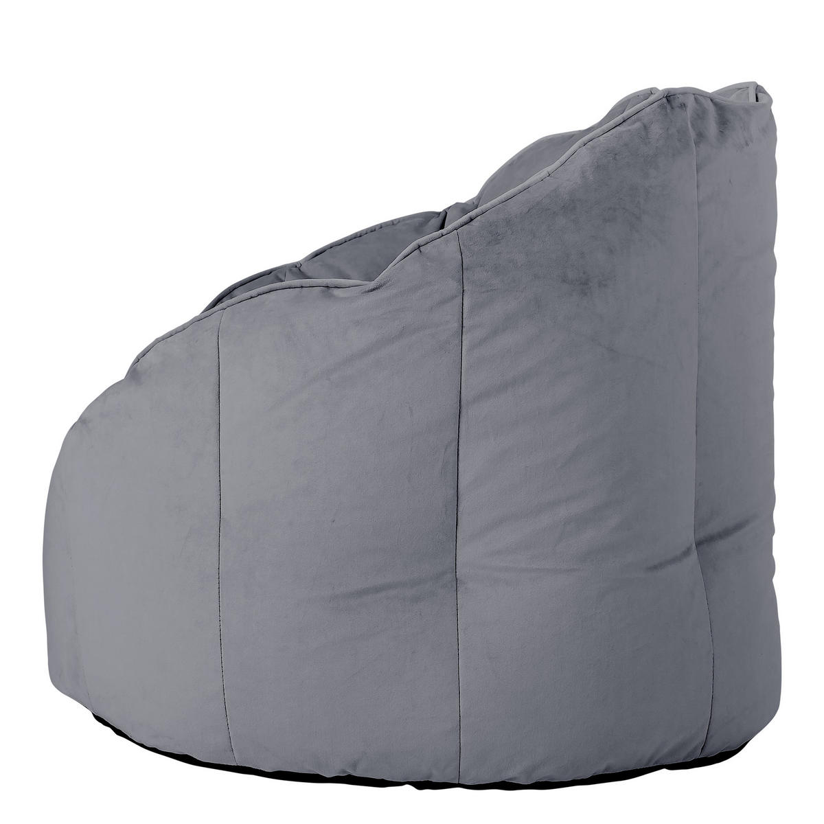 SITZSACK-SESSEL Sirena - Grau, Textil (77/64/74cm) - icon