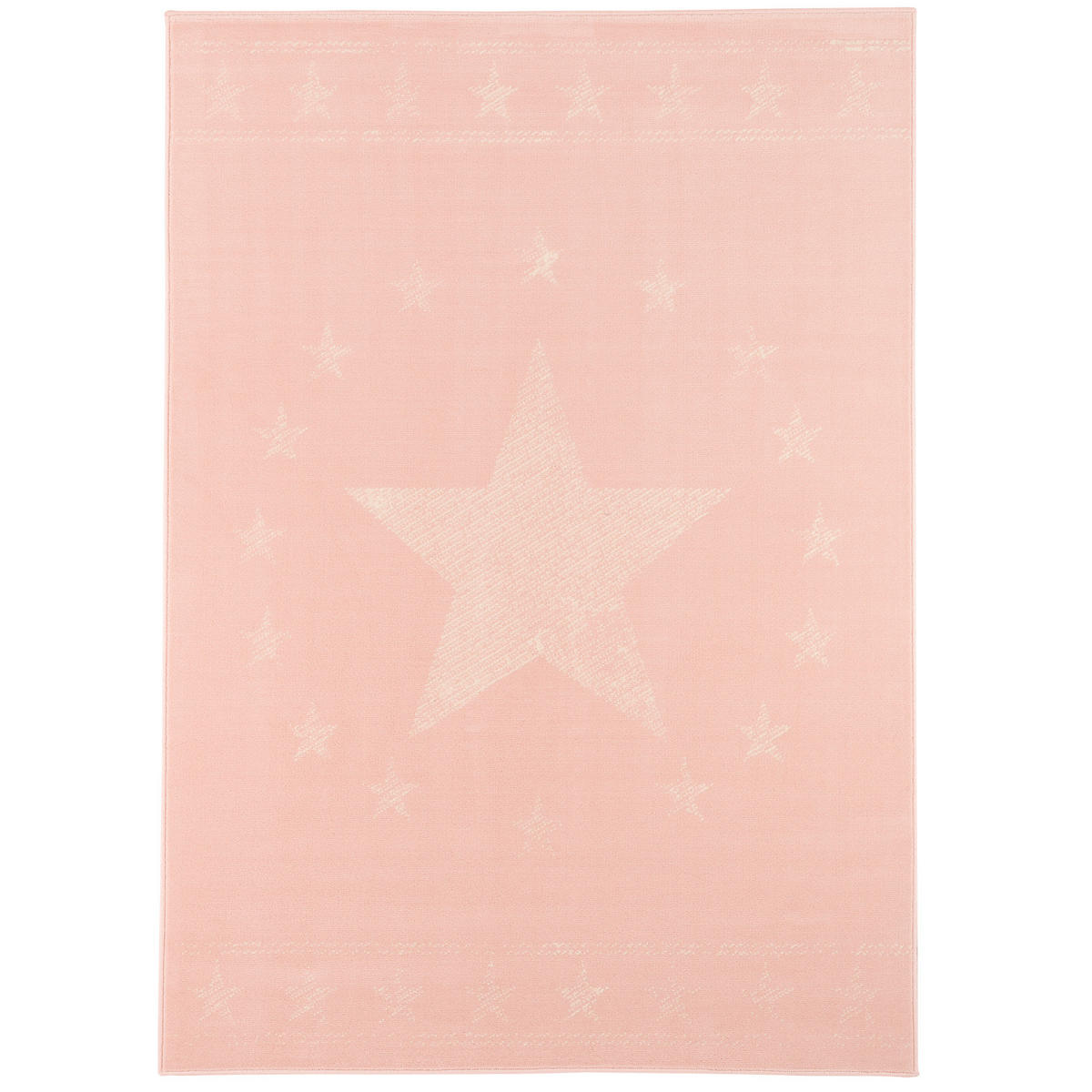 KINDER UND JUGEND TEPPICH TRENDLINE MODERN STARS - Rosa, Textil (140/200cm) - Pergamon
