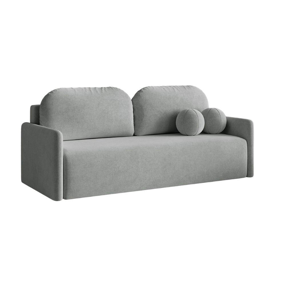 Dekori_Interiors Sofa Grau 206x95x90 cm