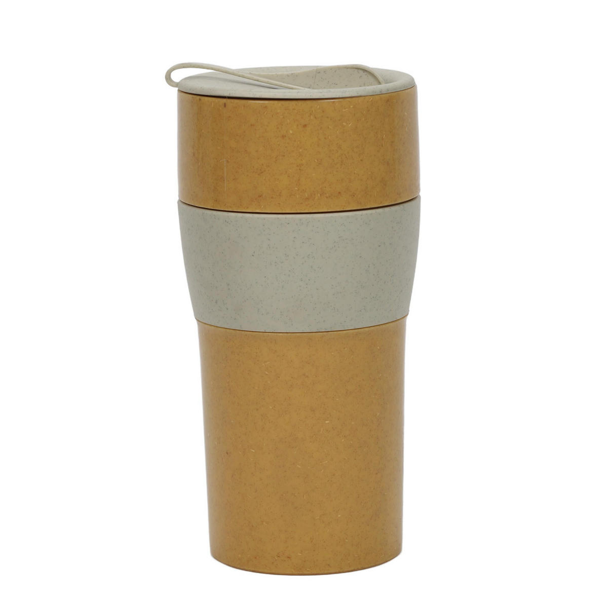 THERMOBECHER Aroma To Go Xl Nature desert sand 700 ml 9,7/9,2/18,5 cm - Beige, Kunststoff (0.7L) - KOZIOL