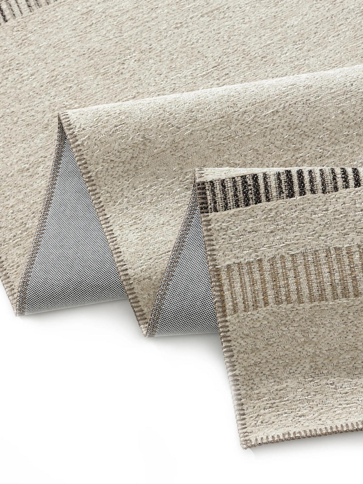 FLACHGEWEBETEPPICH Elena Beige/Braun 120x170 cm - Beige, Textil (120/170cm) - benuta Nest