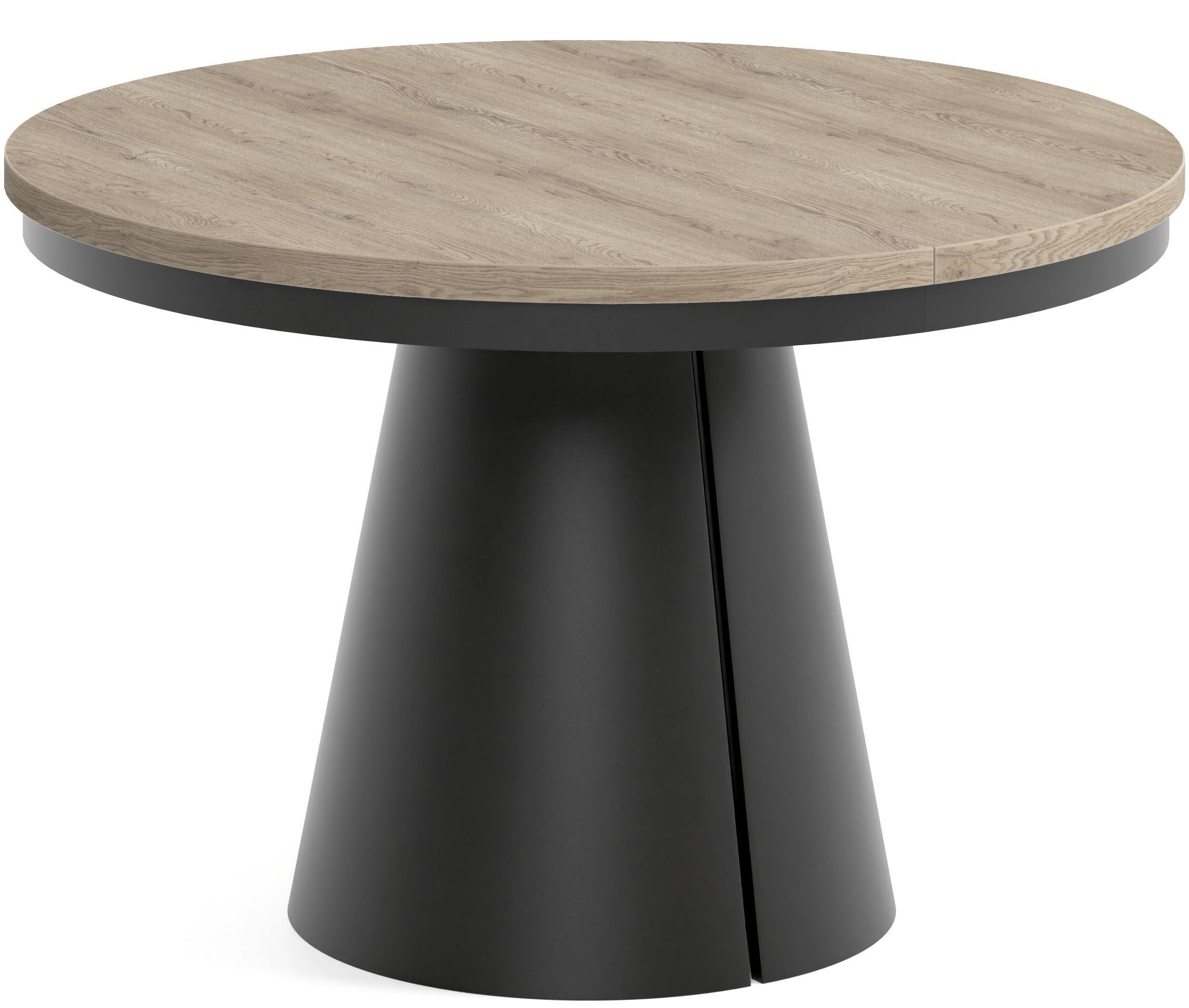 TISCH Schwarz ALMA Ausziehbar 120/196 cm - Eichefarben/Schwarz, Holzwerkstoff (2/120/76cm) - Sepro Meble
