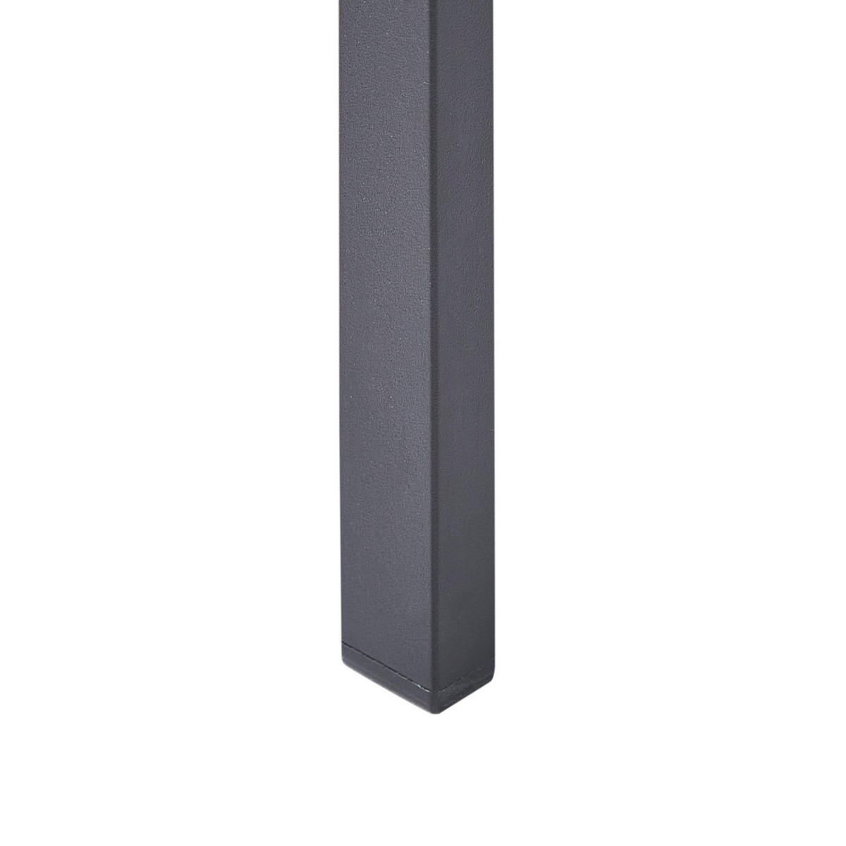 GARTENSTUHL 6er-Set Kunstholz Schwarz Vernio - Schwarz, Kunststoff (54/88/57cm) - Beliani