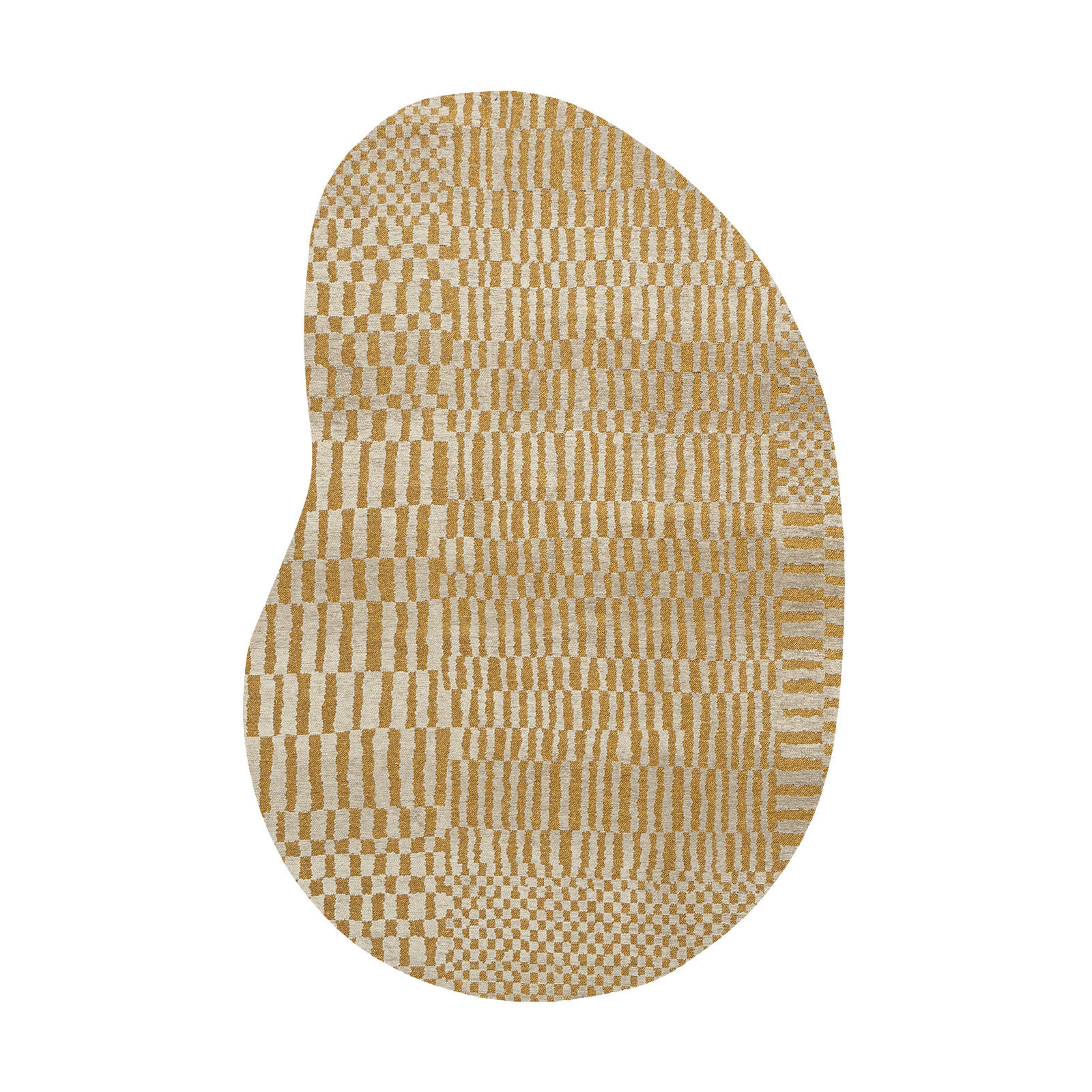 TEPPICH Erg Structures Berber 170/235 cm - Gelb, Kunststoff/Textil (170/235cm) - Louis De Poortere
