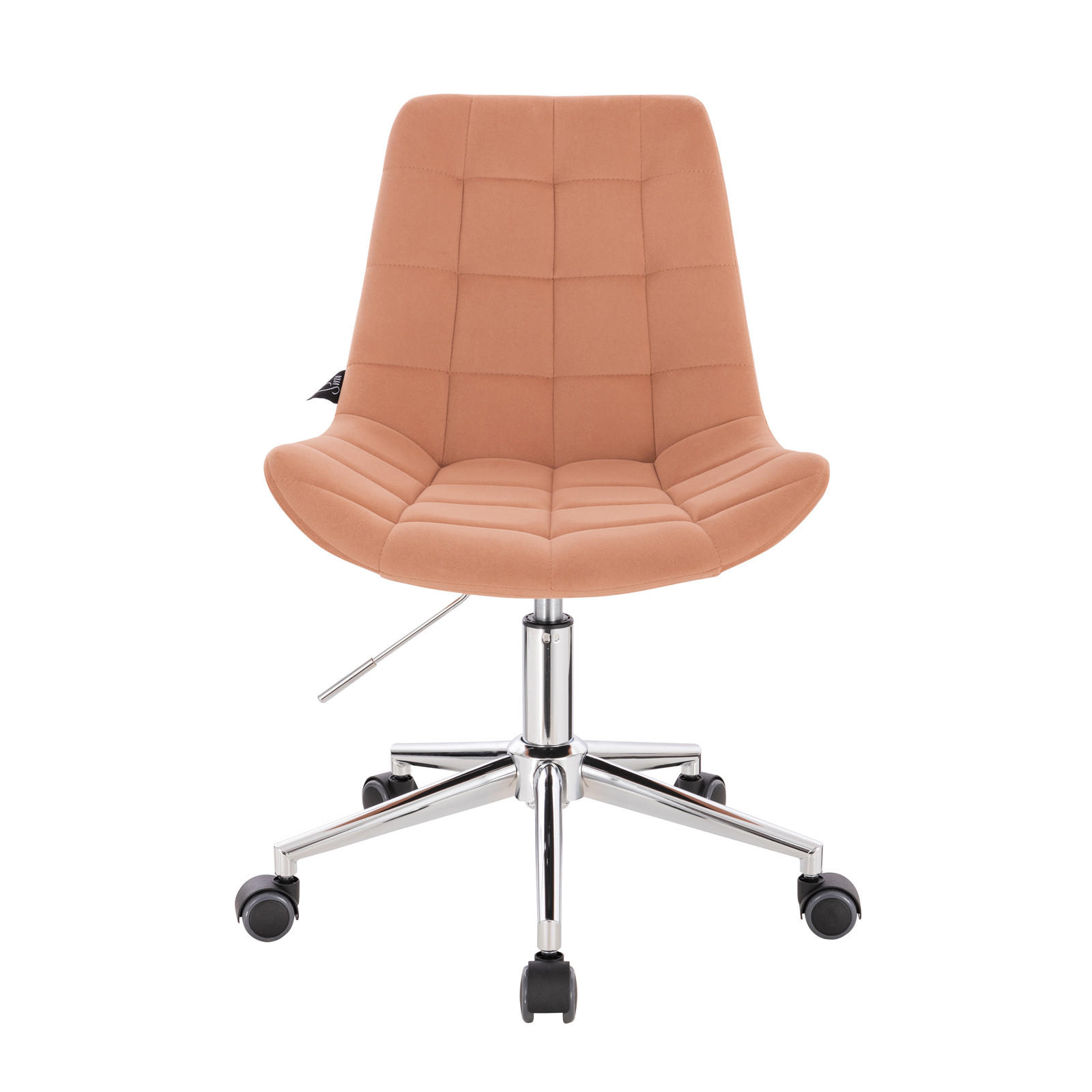 KINDERSCHREIBTISCHSTUHL MICKY Samtbezug Orange - Orange, Textil (51/87/59cm) - SVITA