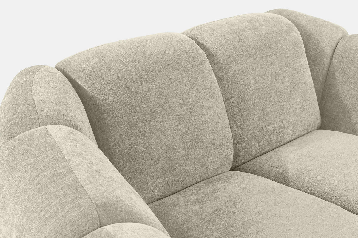 SESSEL FLAVA, Ecru - Ecru, Holz/Holzwerkstoff (160/76/100cm) - KONSIMO®